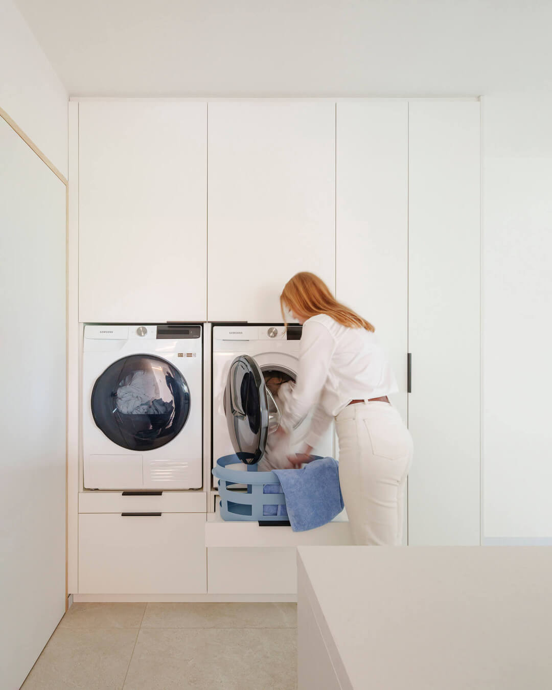 Armoire pour machine à laver sur mesure