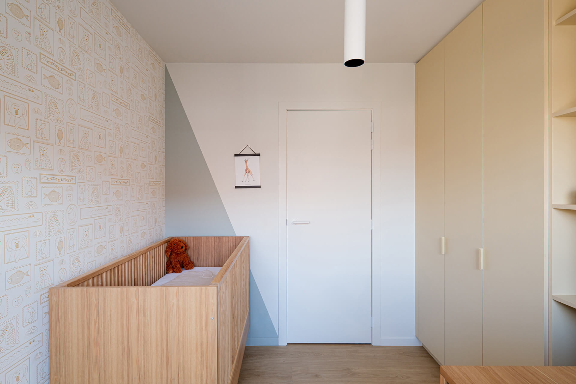 Chambre d'enfant dans la maison Sundae à Courtrai