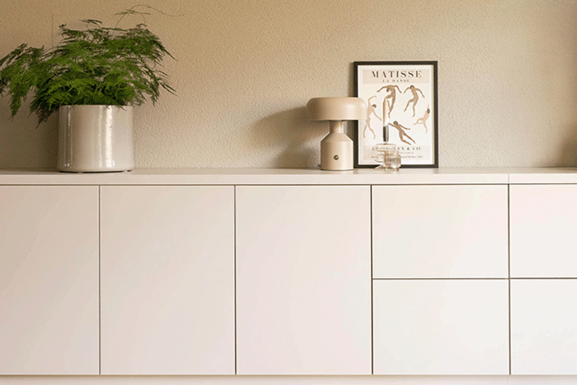 Buffet couleur beige dune