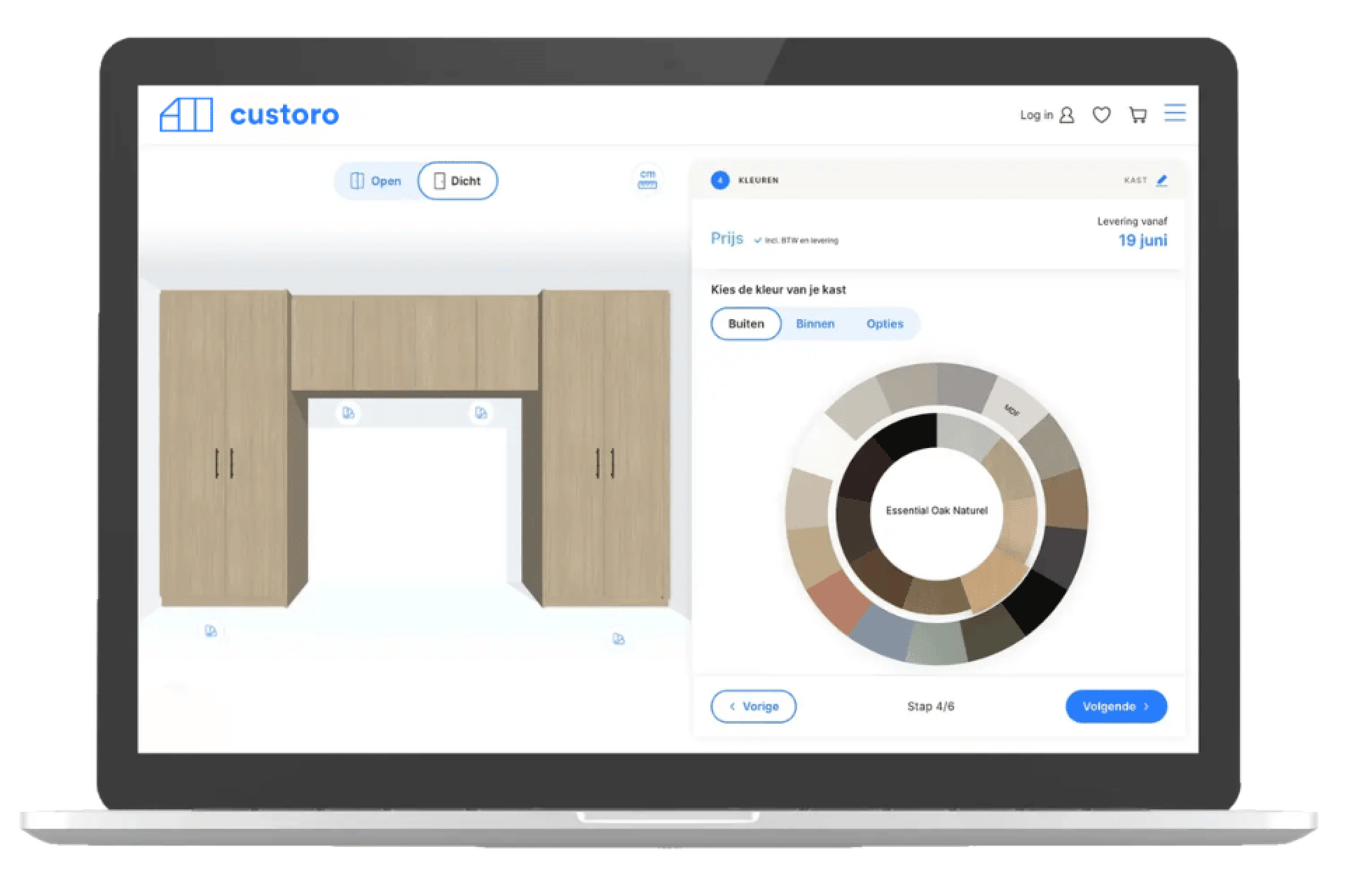 Configurateur 3D pour concevoir des armoires autour de votre lit