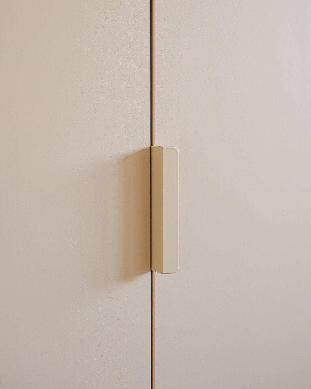 Poignée Tonton sur une armoire sur mesure