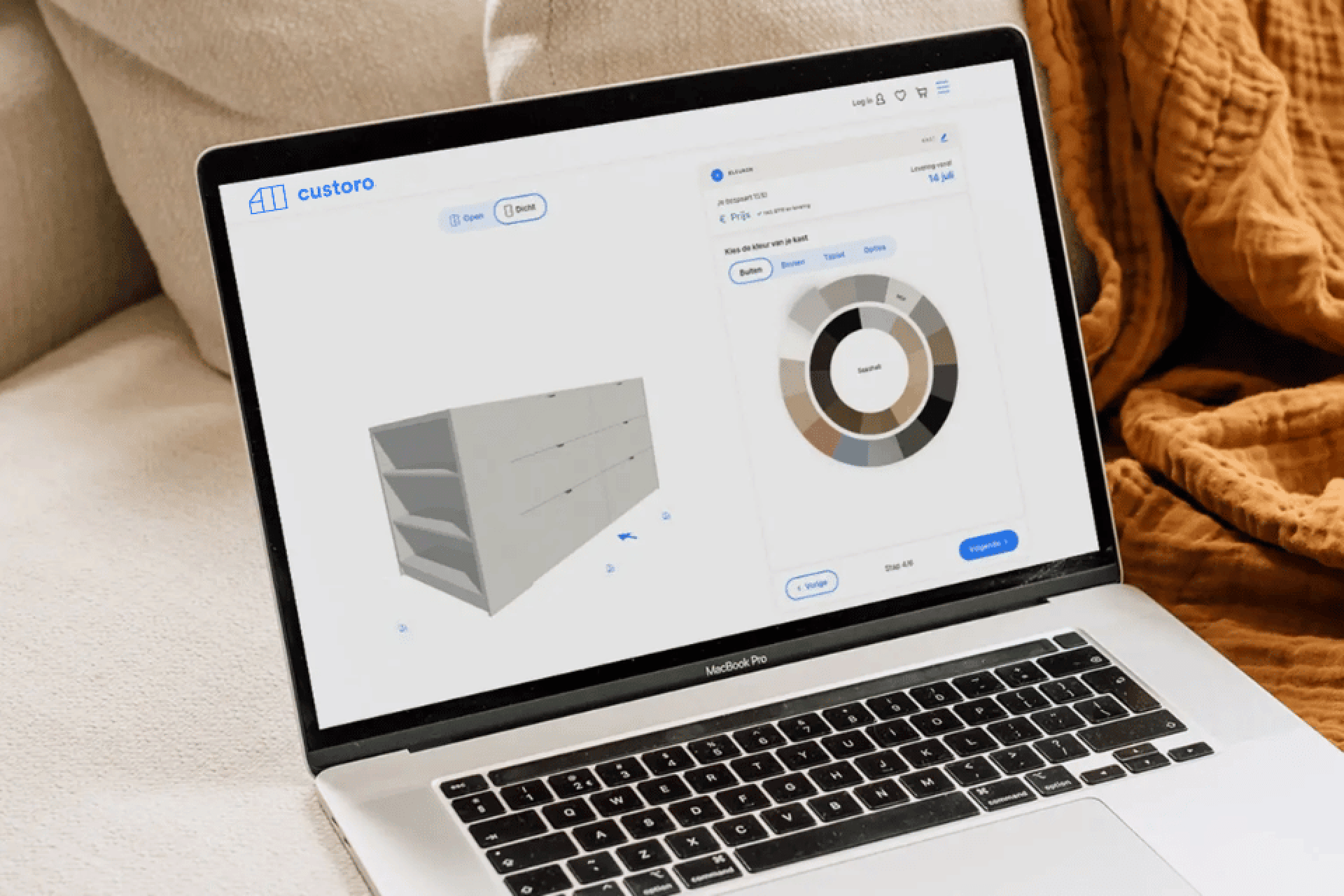 Concevez votre îlot central pour le dressing en ligne
