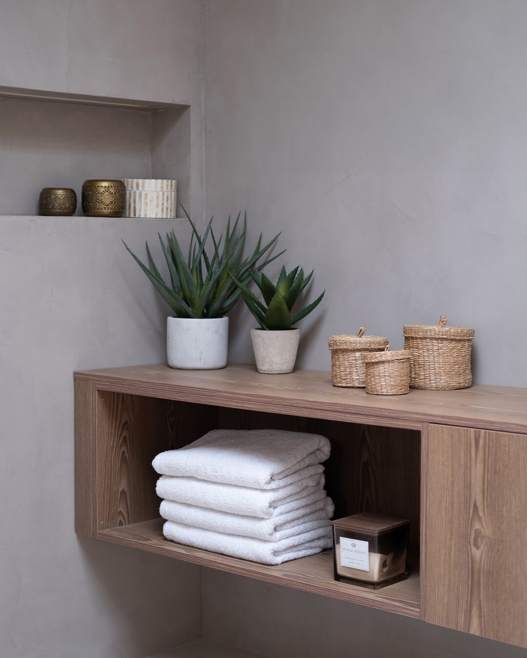meubles sur mesure dans la salle de bain de Custoro
