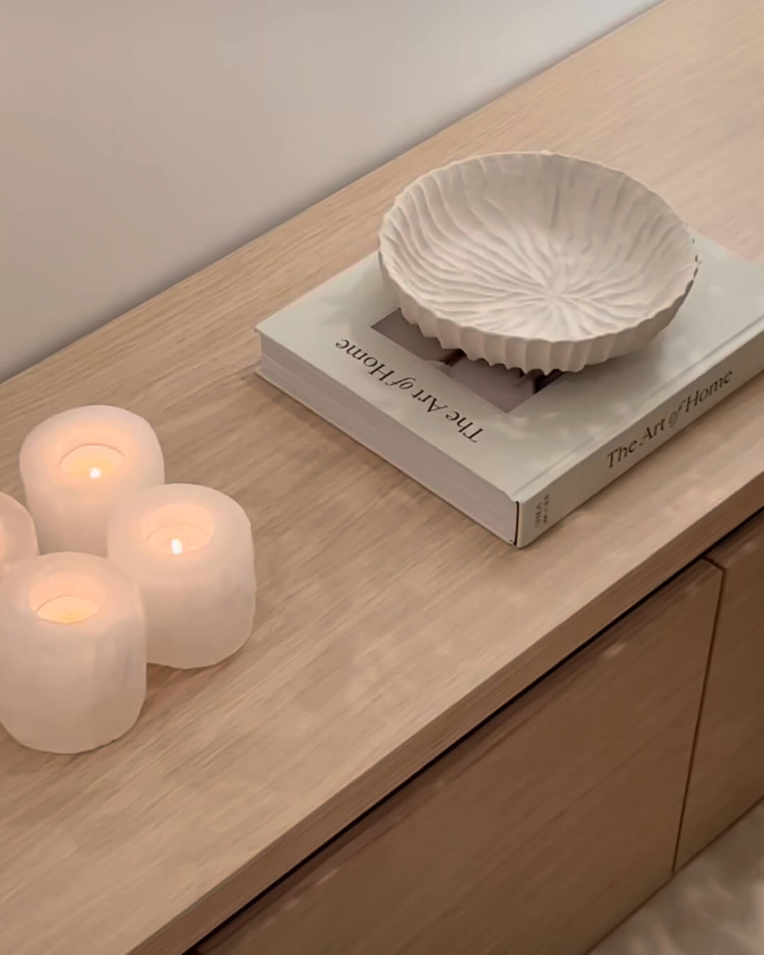 Meuble TV en bois naturel Atlas Oak