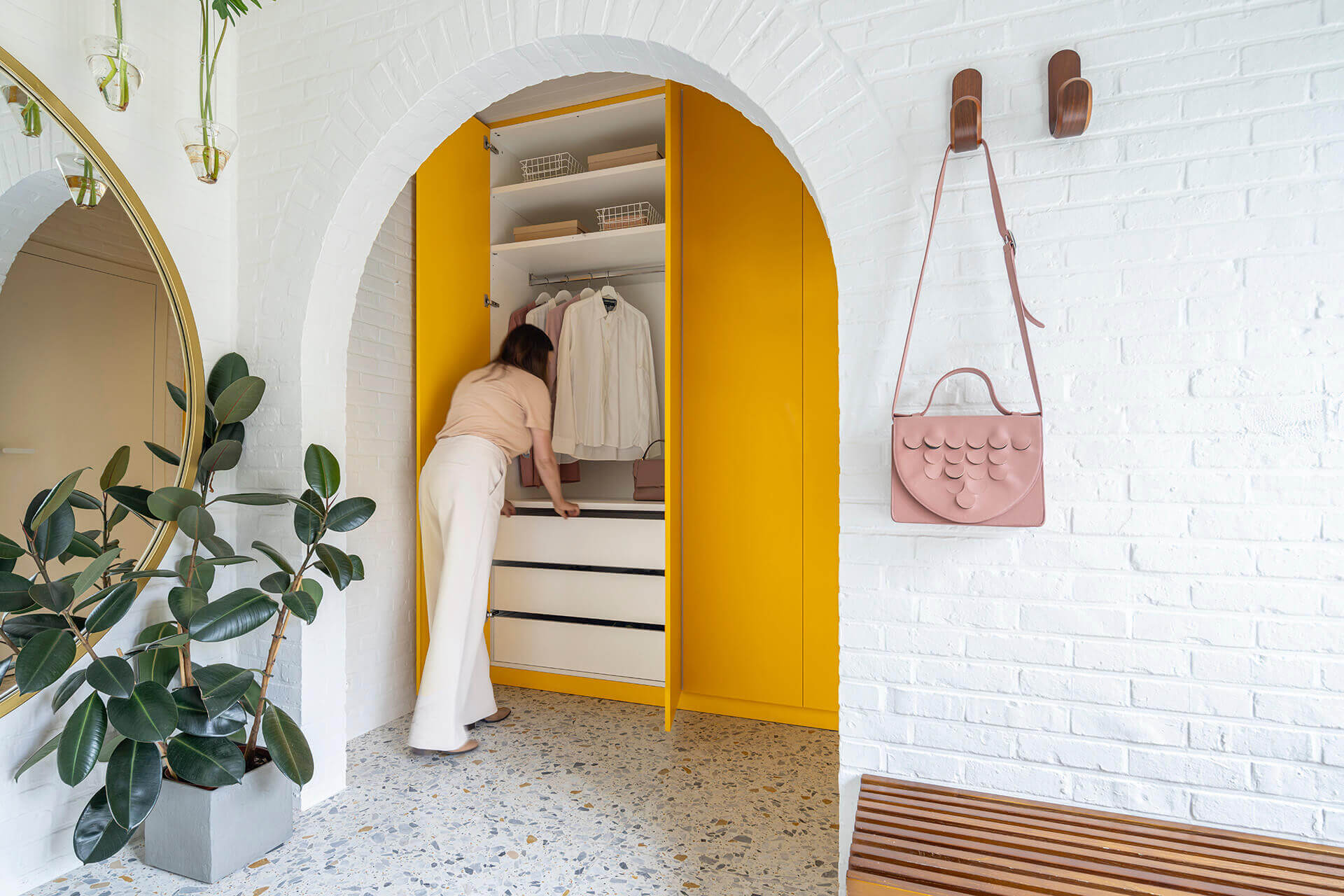 Vestiaire sur mesure en mdf