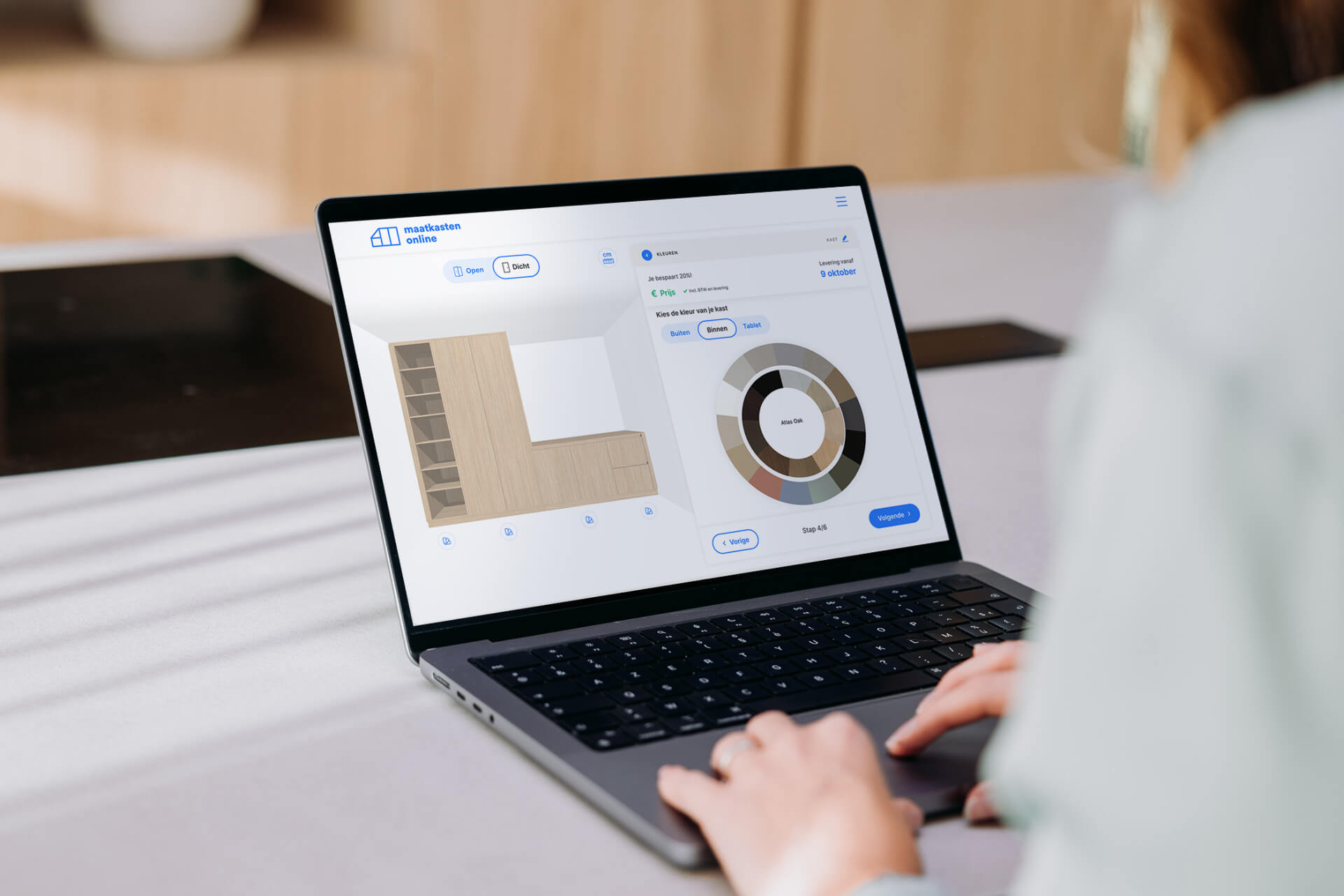 concevez votre armoire sur mesure en ligne avec l'outil 3D