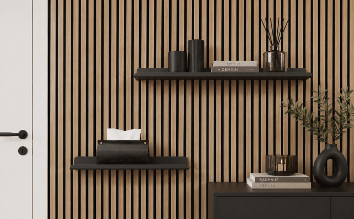 Image d'ambiance des accessoires pour panneaux muraux acoustiques