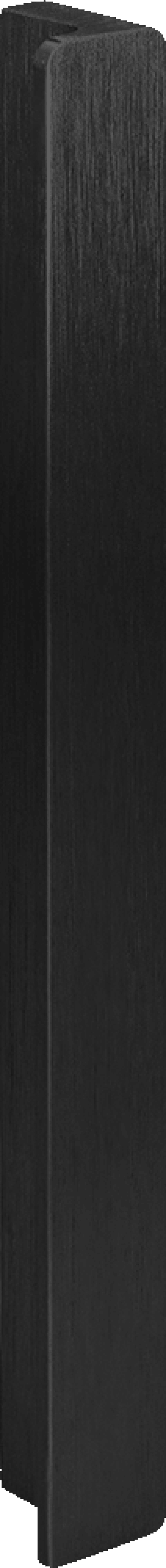 Poignée noire verticale, longueur 20 cm. Disponible sur la boutique en ligne de Custoro.