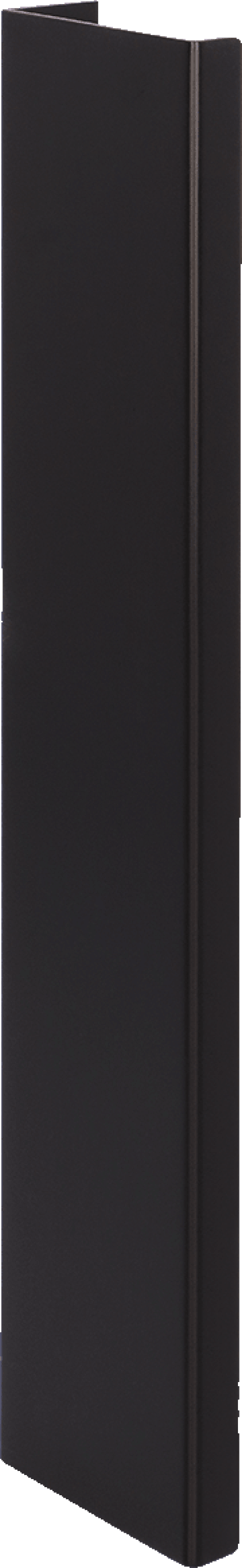 Poignée Pure verticale noire de 20 cm de long. Disponible sur la boutique en ligne de Custoro.