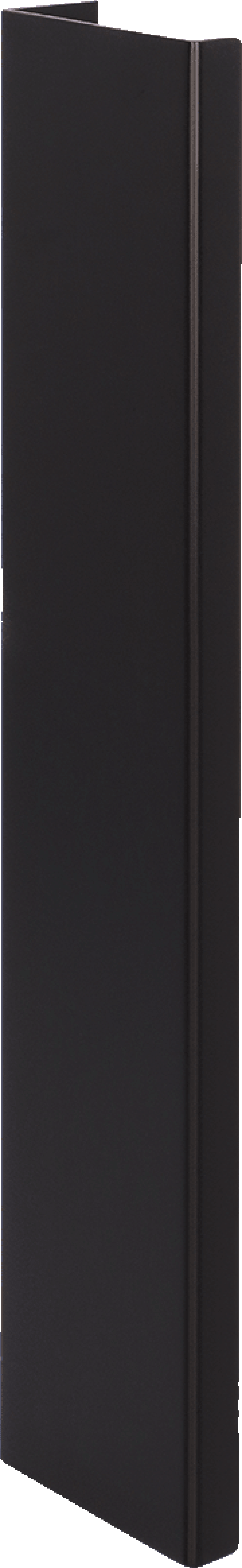 Poignée Pure verticale noire de 20 cm de long. Disponible sur la boutique en ligne de Custoro.