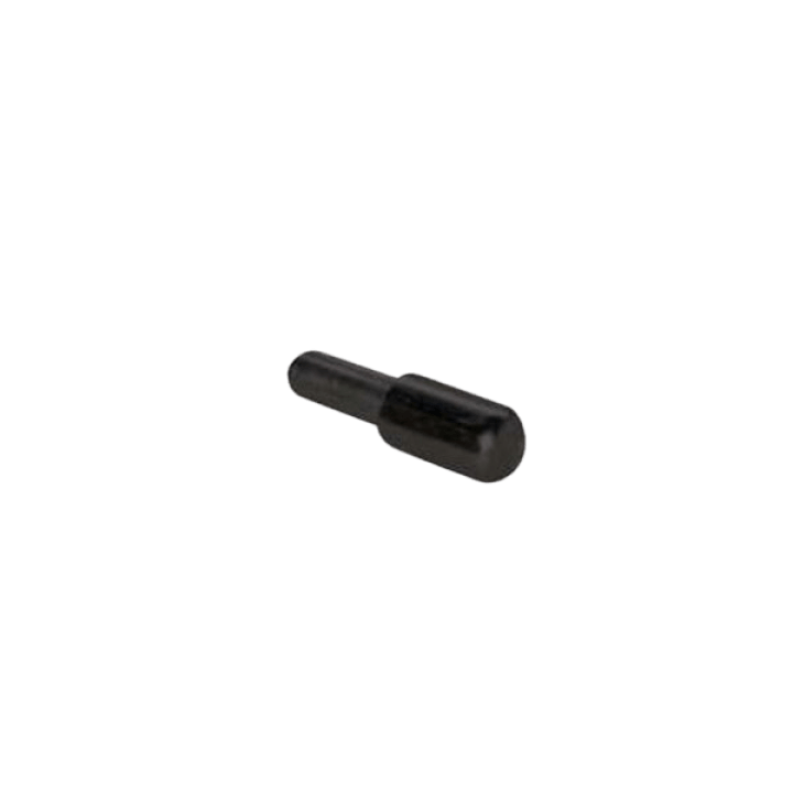Support d'étagère noir à la finition mate. Idéal pour soutenir avec style et stabilité les étagères dans les meubles sur mesure sombres ou modernes.