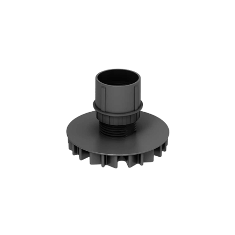 Pied de socle noir de 60 mm de hauteur, conçu pour un support robuste et stable des meubles sur mesure. Ce pied est facile à monter et assure une finition soignée au socle du meuble.
