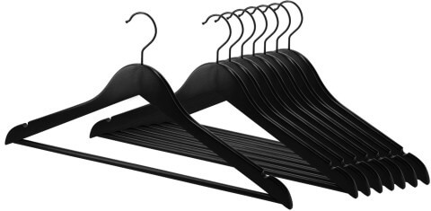 Photo du produit : cintre noir (lot de 80) disponible dans la boutique en ligne de Custoro.