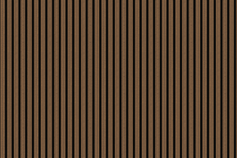 Panneaux acoustiques Walnut Oak - 270 x 60 cm