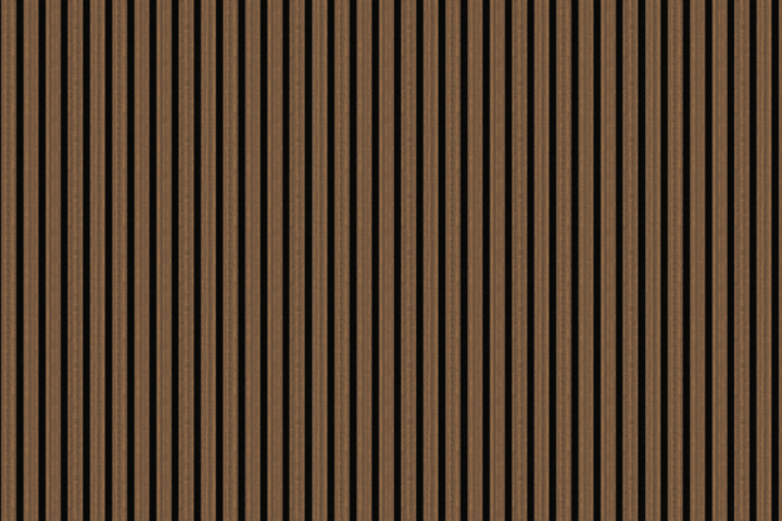 Panneaux acoustiques Walnut Oak - 270 x 60 cm