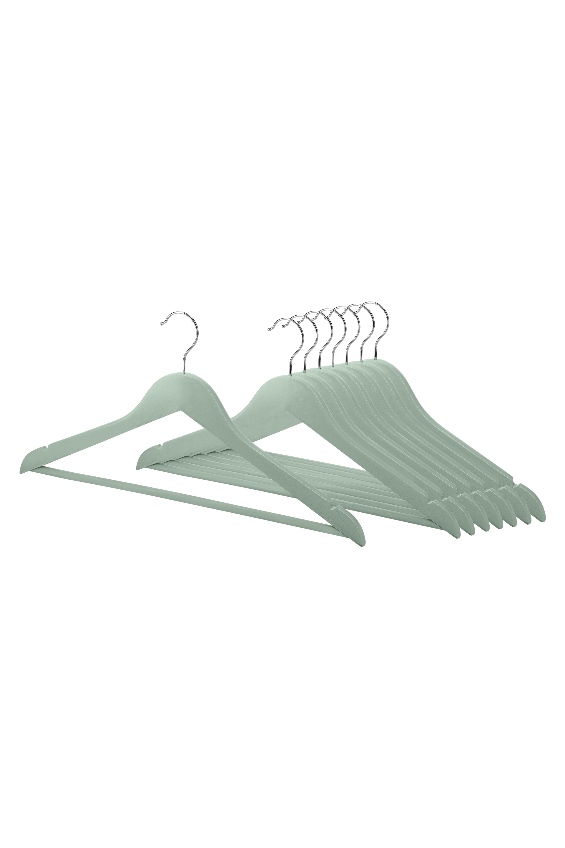 Photo du produit : cintre vert industriel (80 pièces) disponible dans la boutique en ligne de Custoro.