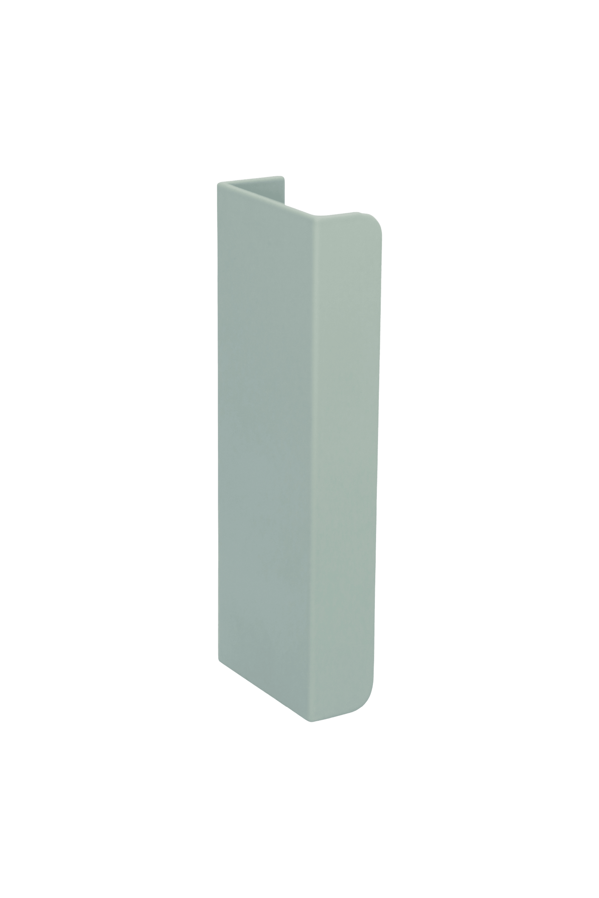 Poignée de tonton verte, verticale. Longueur : 12 cm. Disponible sur la boutique en ligne de Custoro.