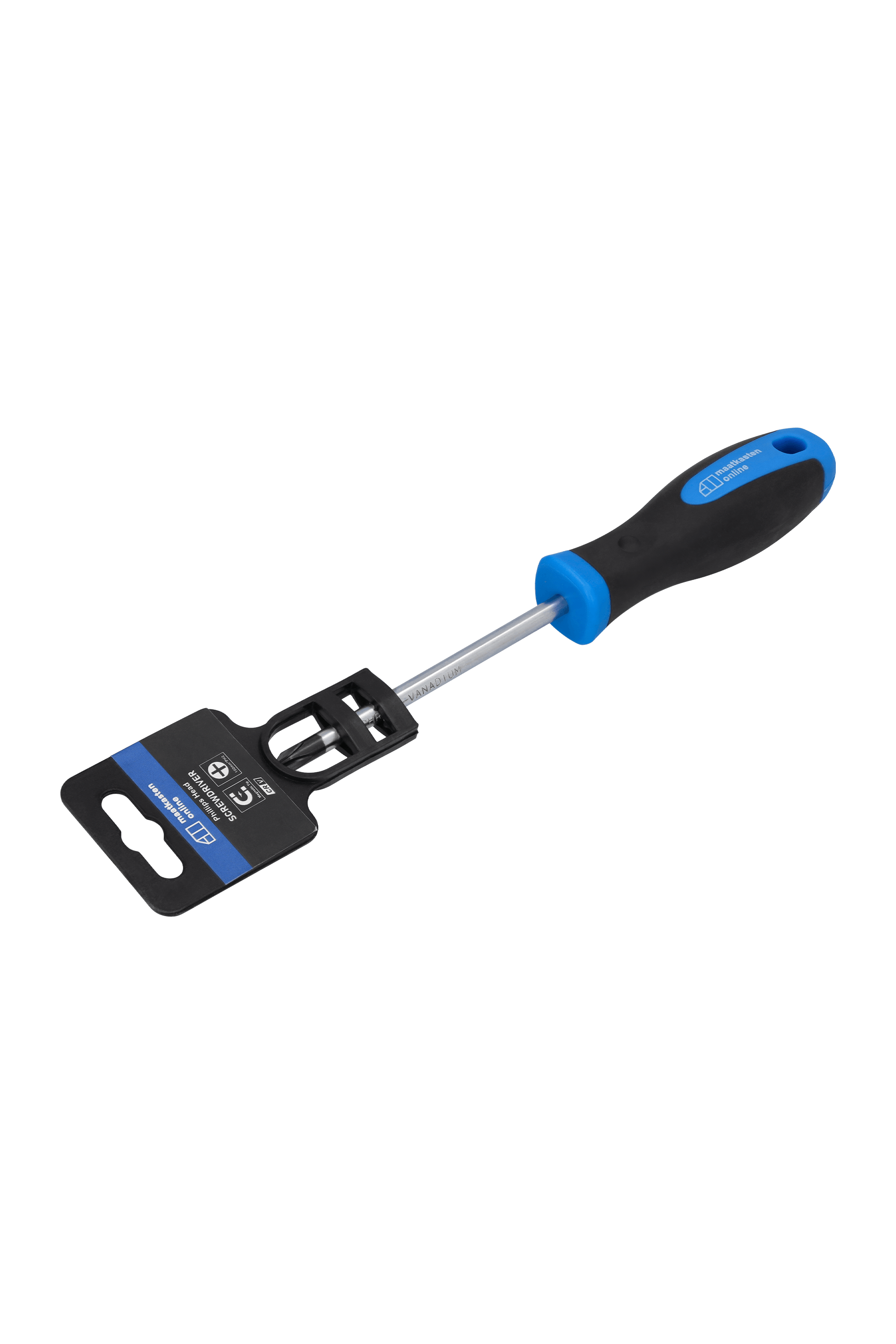 Tournevis PH2 de 100 mm pour un travail puissant et précis. Ergonomique, durable et idéal pour le montage de meubles sur mesure.