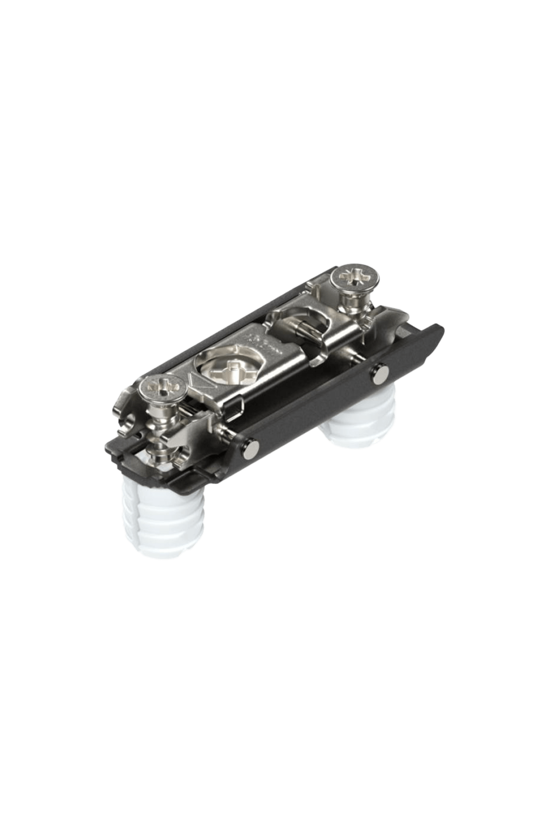 Plaque de fixation noire pour poignées, disponible sur la boutique en ligne Custoro. Design épuré et minimaliste, idéal pour une finition impeccable sur votre meuble sur mesure.